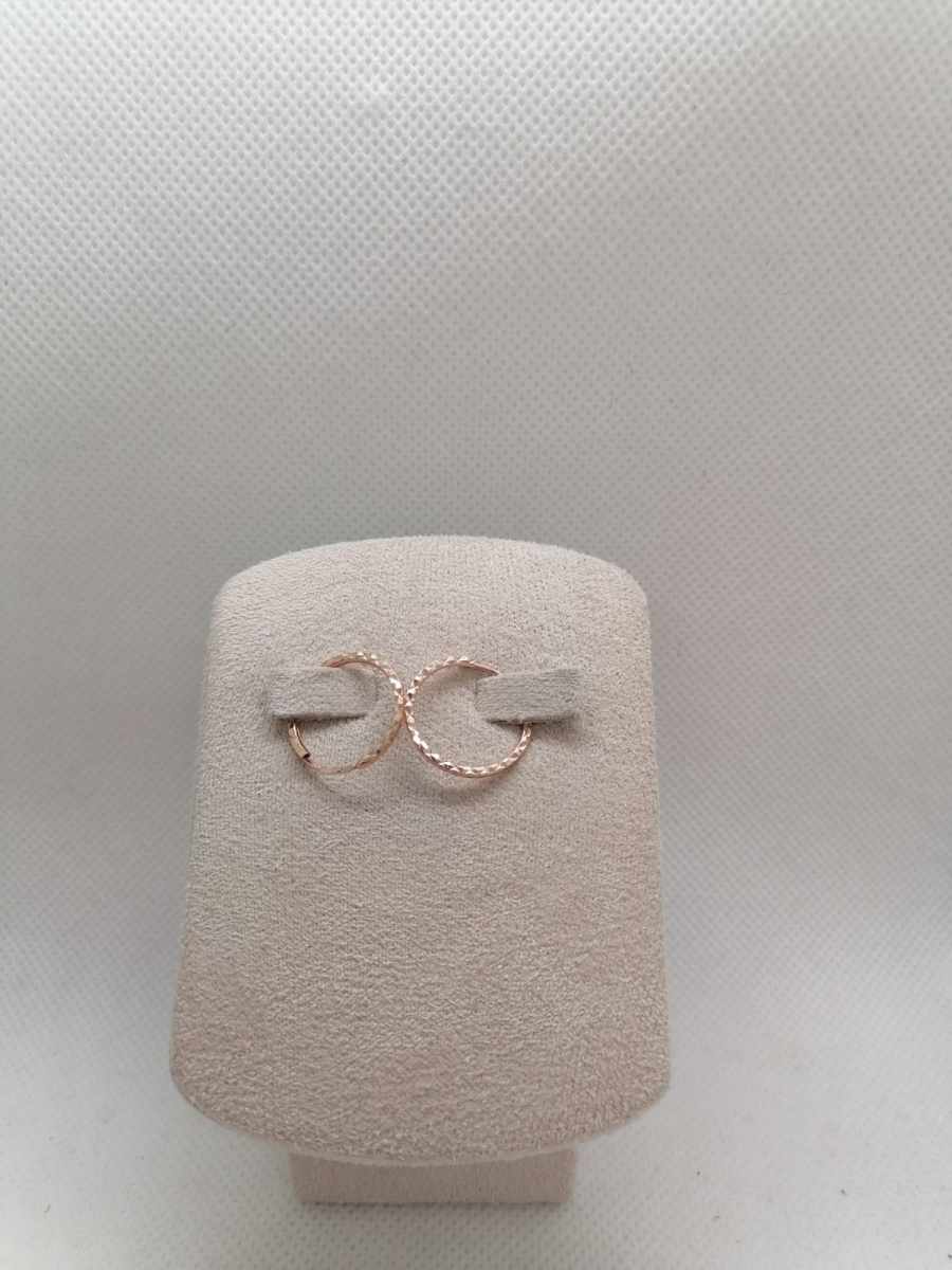 СКОН585 СЕРЬГИ КОНГО (Au 585)