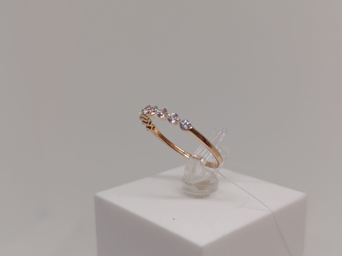 КОЛЬЦО С КАМНЯМИ (Au 585)