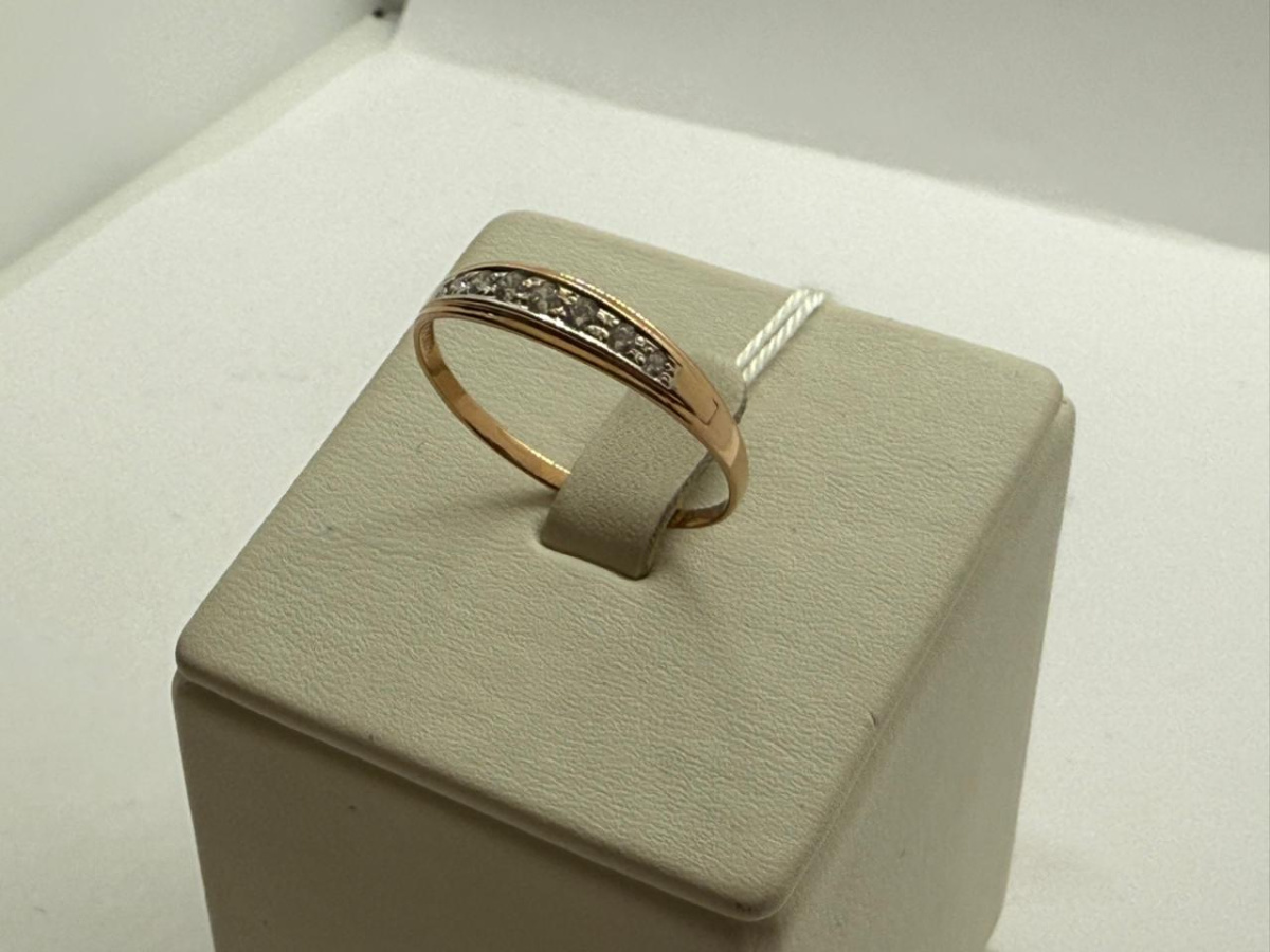 КОЛКМИ585 КОЛЬЦО С КАМНЯМИ (Au 585)