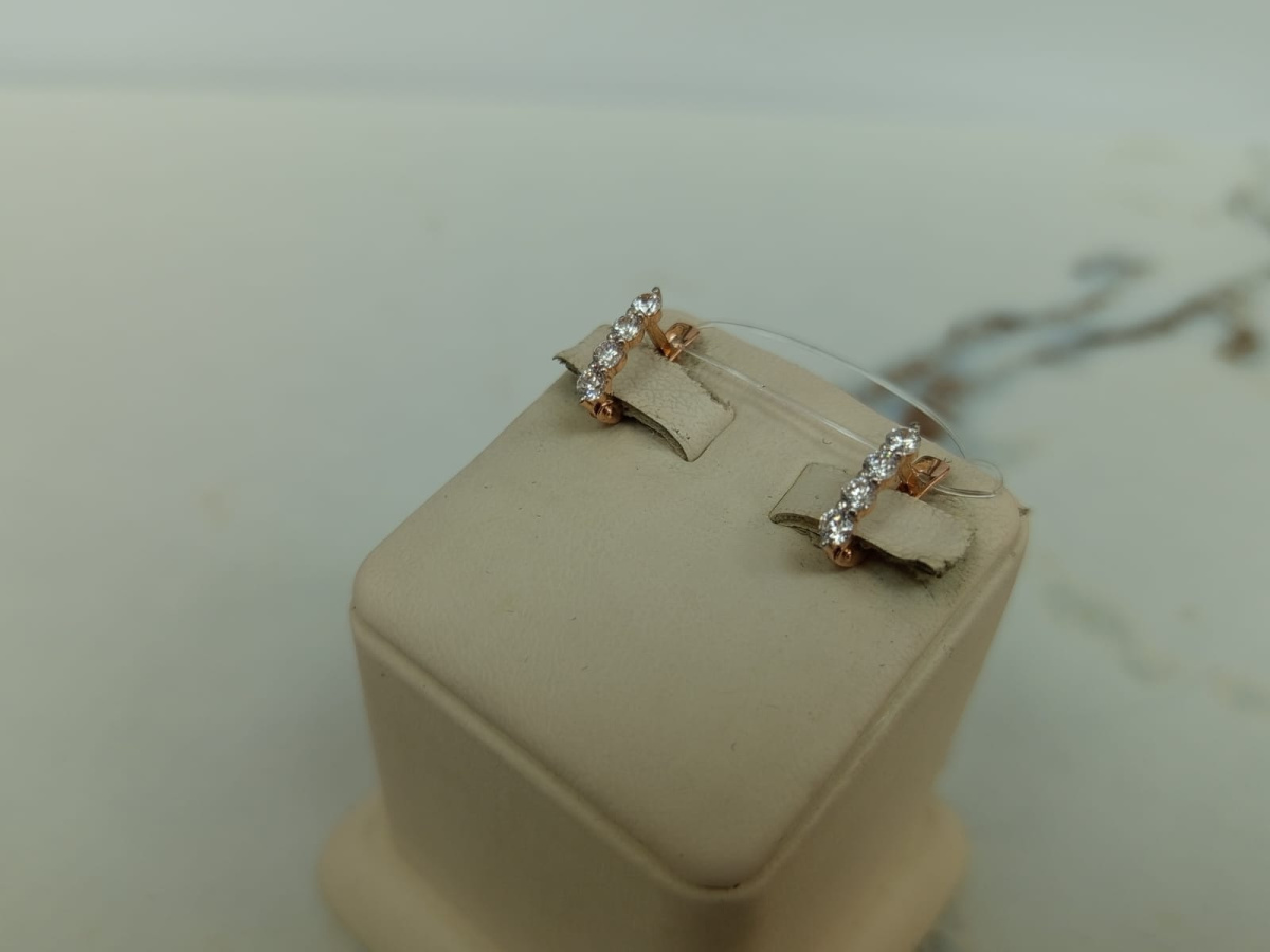 СЕРЬГИ С КАМНЯМИ (Au 585)