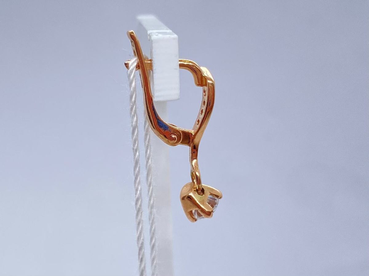 СЕРЬГИ С КАМНЯМИ (Au 585)