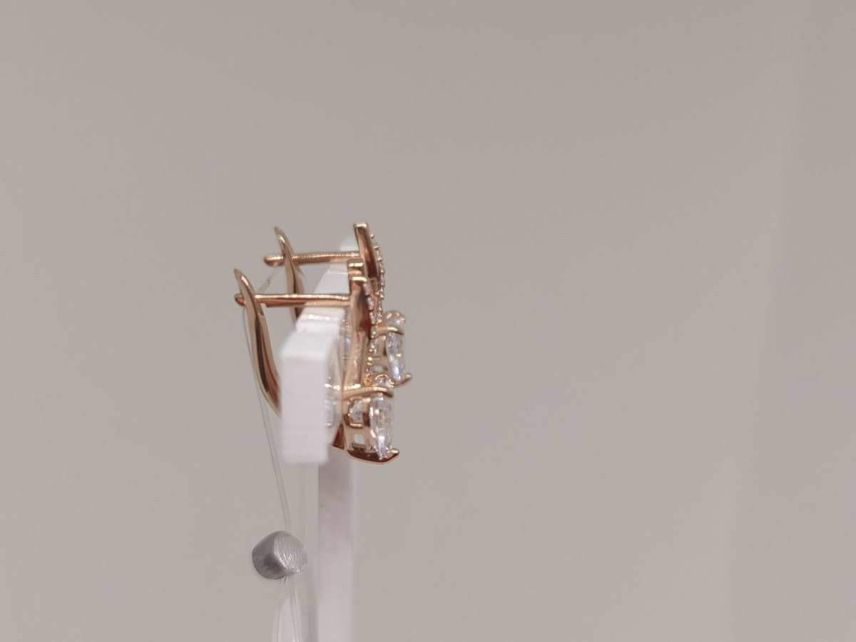 СЕРЬГИ С КАМНЯМИ (Au 585)