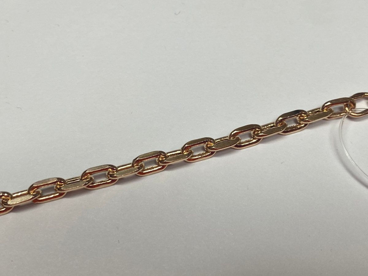 620712022 БРАСЛЕТ ПУСТОТЕЛЫЙ Якорное (Au 585)