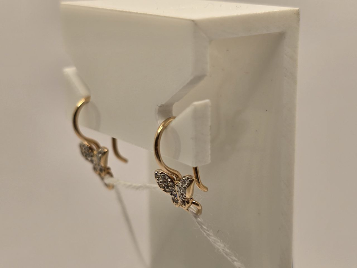 СЕРЬГИ С КАМНЯМИ (Au 585)