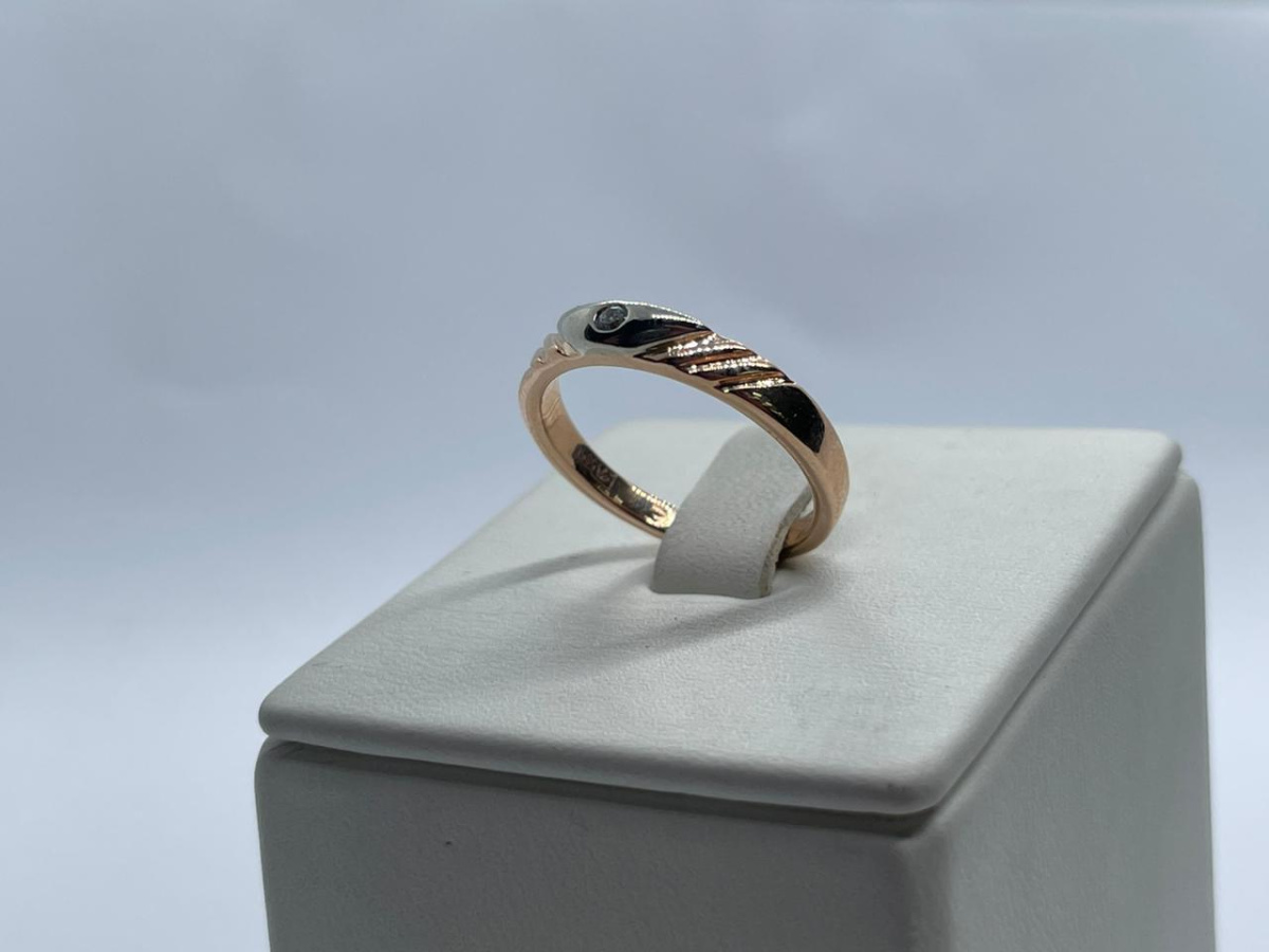 КОЛЬЦО С КАМНЕМ (Au 585)