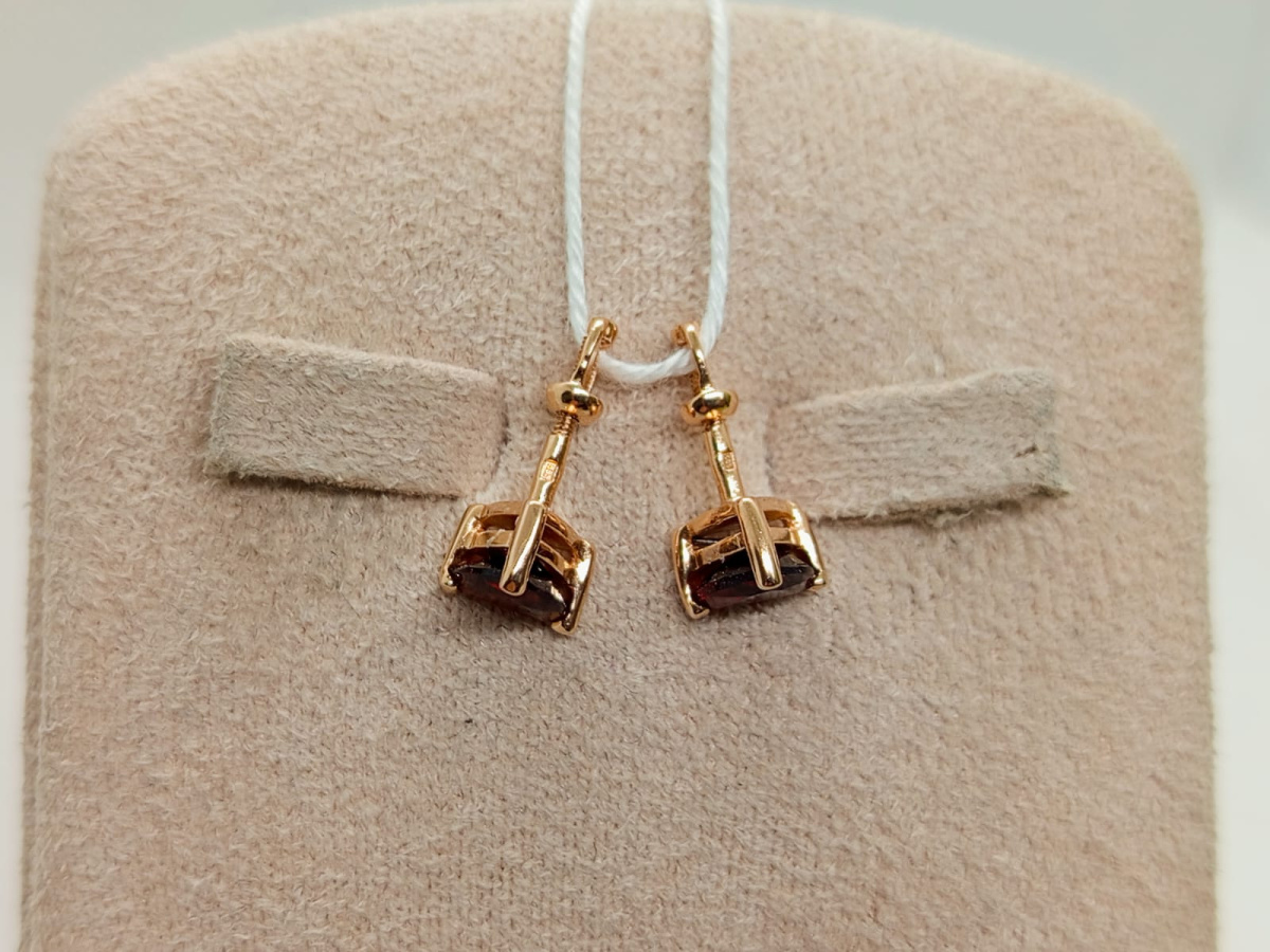 СПУС585 СЕРЬГИ ПУСЕТЫ (Au 585)