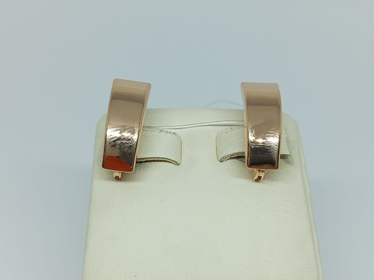 СЕРЬГИ БЕЗ КАМНЯ (Au 585)