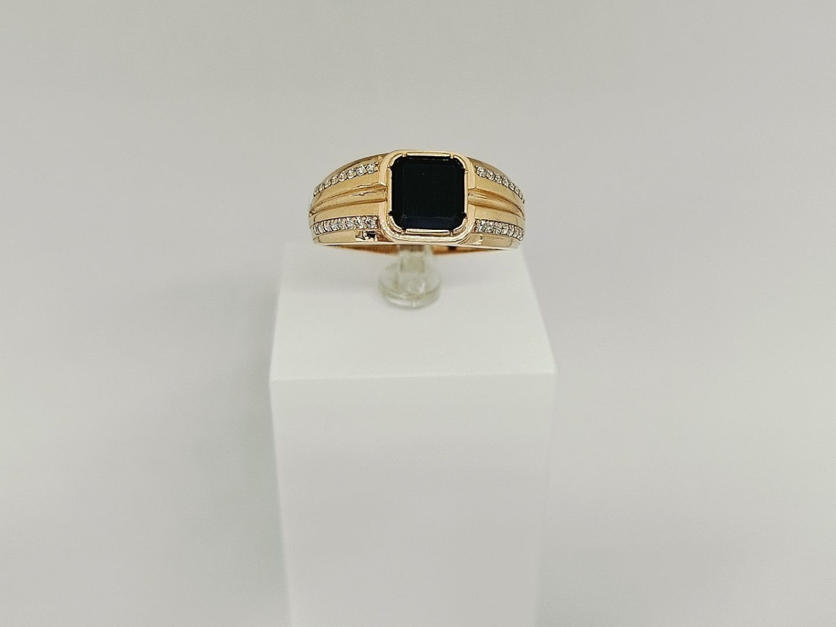 ПЕЧКМИ585 ПЕЧАТКА С КАМНЯМИ (Au 585)