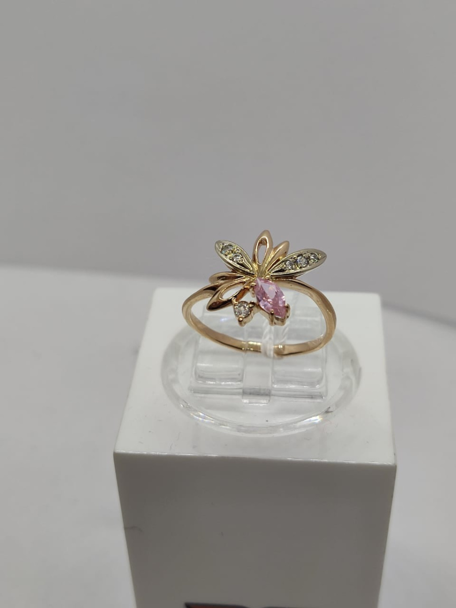 КОЛКМИ585 КОЛЬЦО С КАМНЯМИ (Au 585)