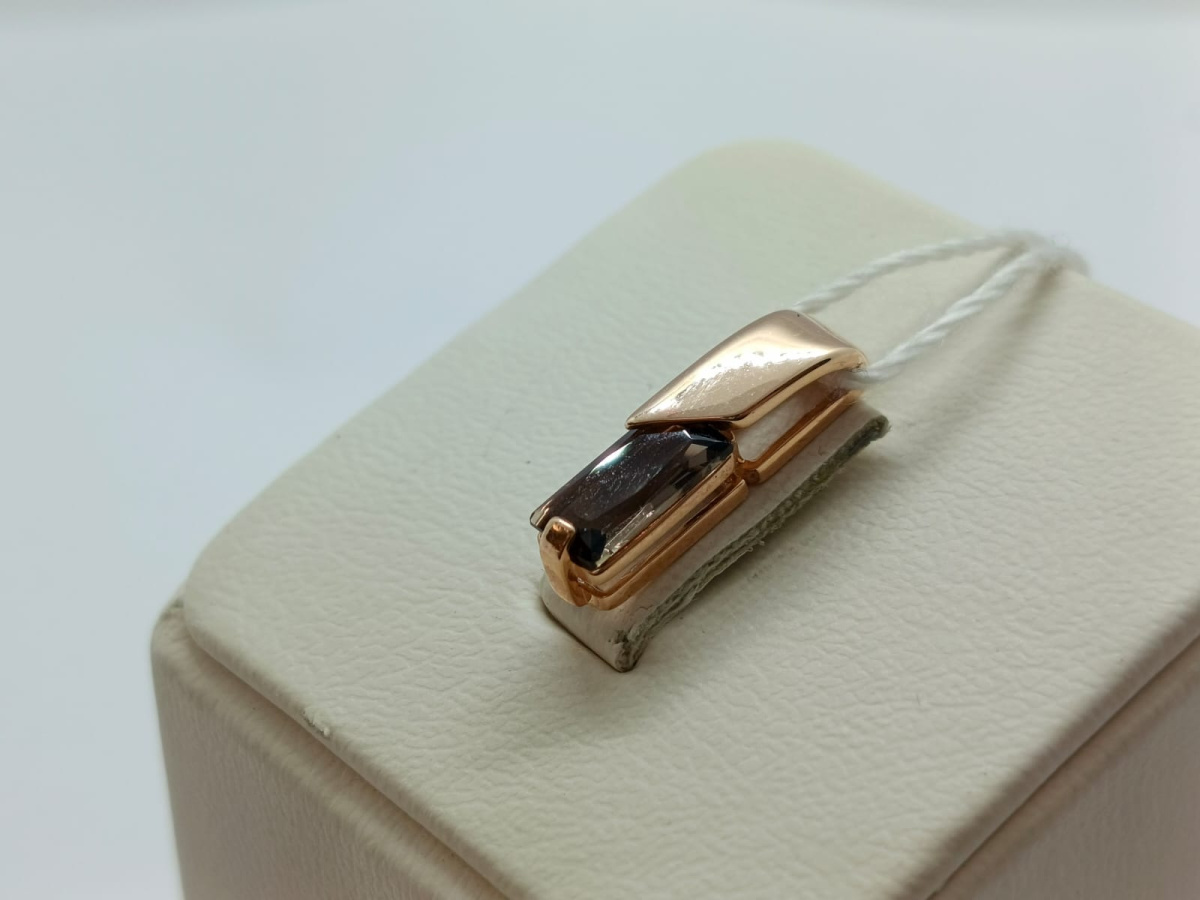 009643-1320 ПОДВЕСКА РАУХТОПАЗ (Au 585)