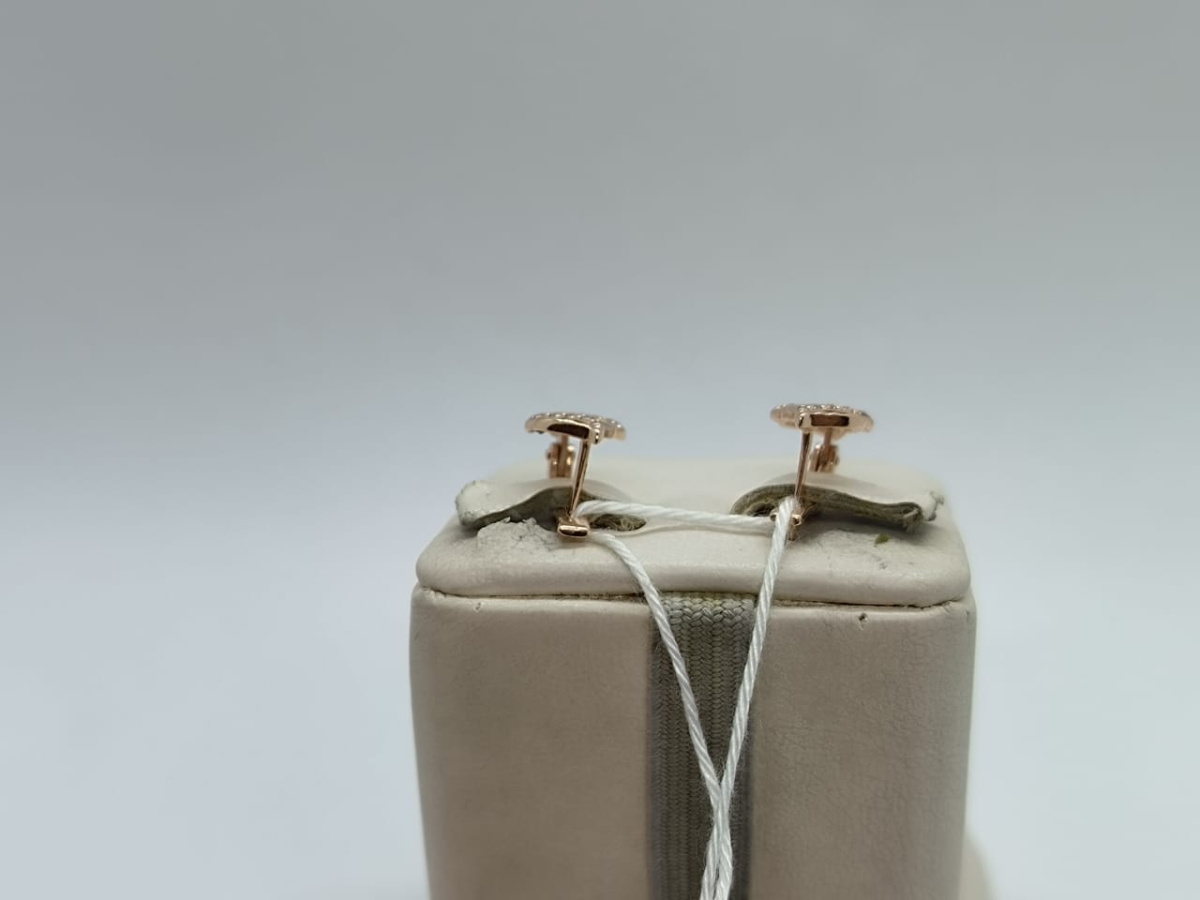 СКМИ585 СЕРЬГИ С КАМНЯМИ (Au 585)