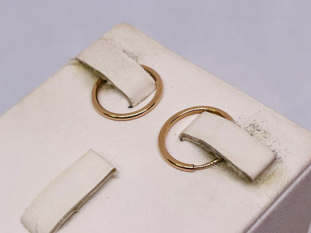 СЕРЬГИ КОНГО без камня (Au 585)