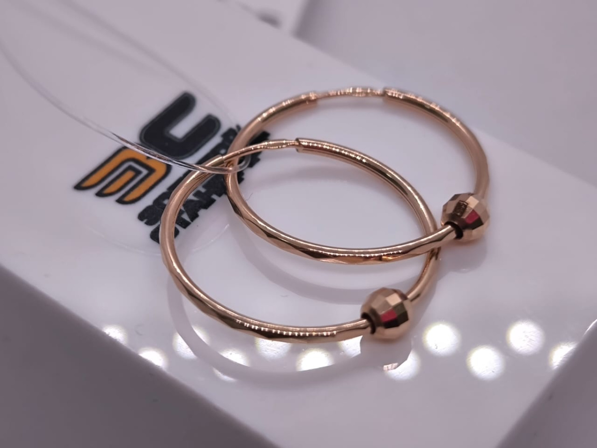 СЕРЬГИ КОНГО без камня (Au 585)