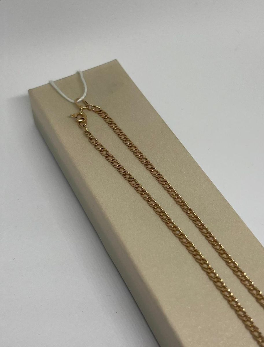 ЦЛР2585 ЦЕПЬ ПОЛНОВЕСНАЯ Ромб двойной (Au 585)