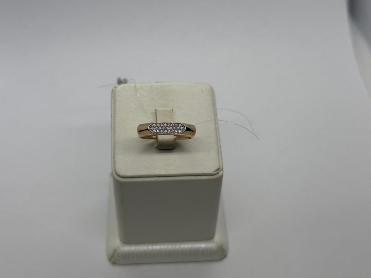 КОЛЬЦО С КАМНЯМИ (Au 585)