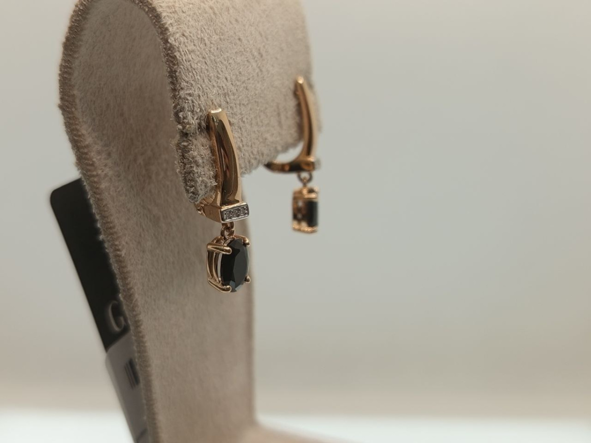 СЕРЬГИ ШПИНЕЛЬ (Au 585)