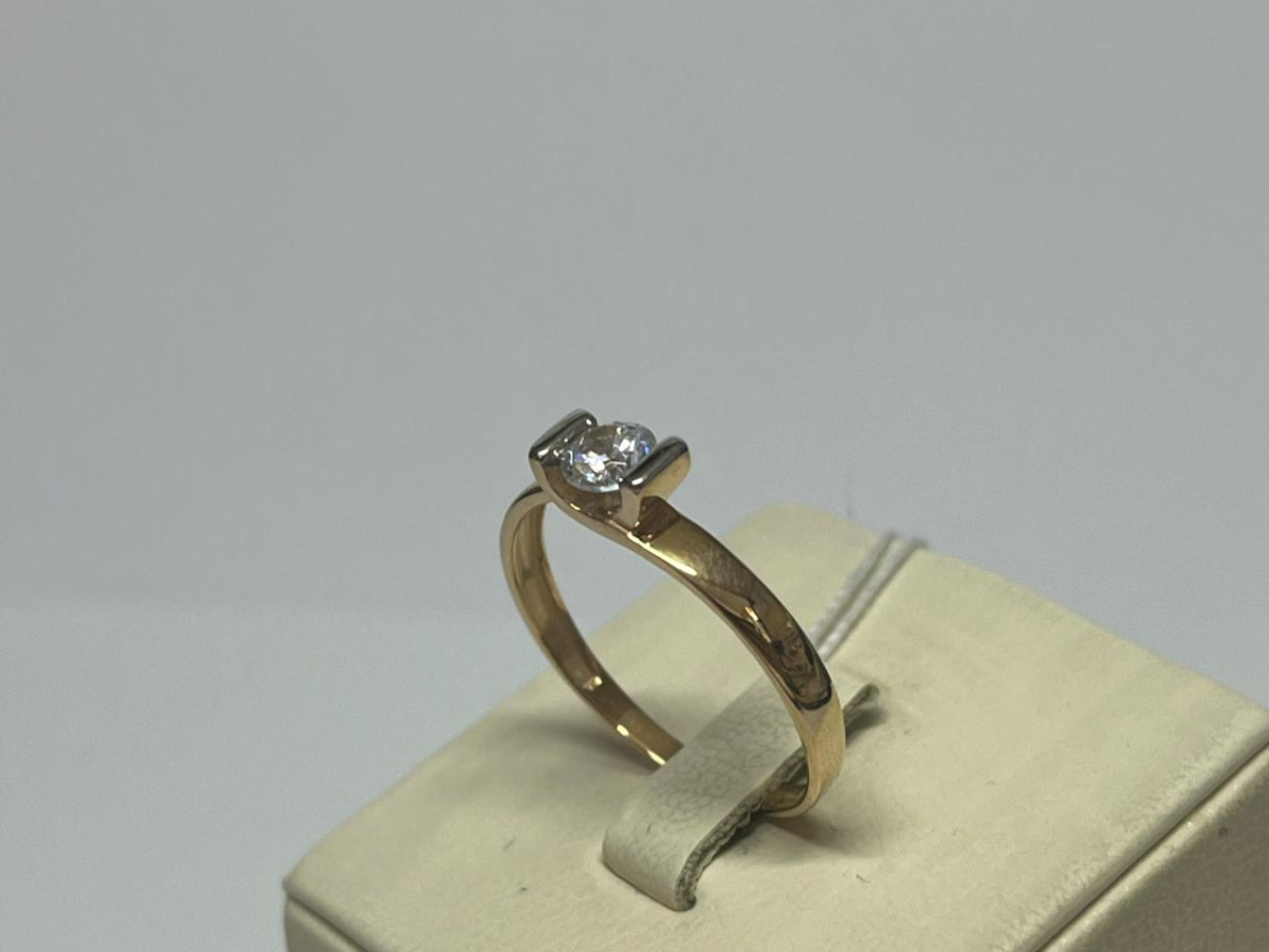 КОЛЬЦО С КАМНЕМ (Au 585)