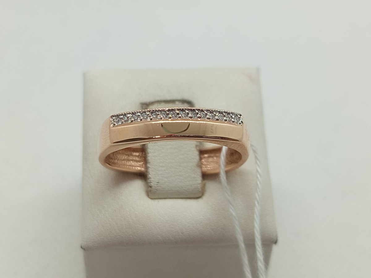 КОЛКМИ585 КОЛЬЦО С КАМНЯМИ (Au 585)