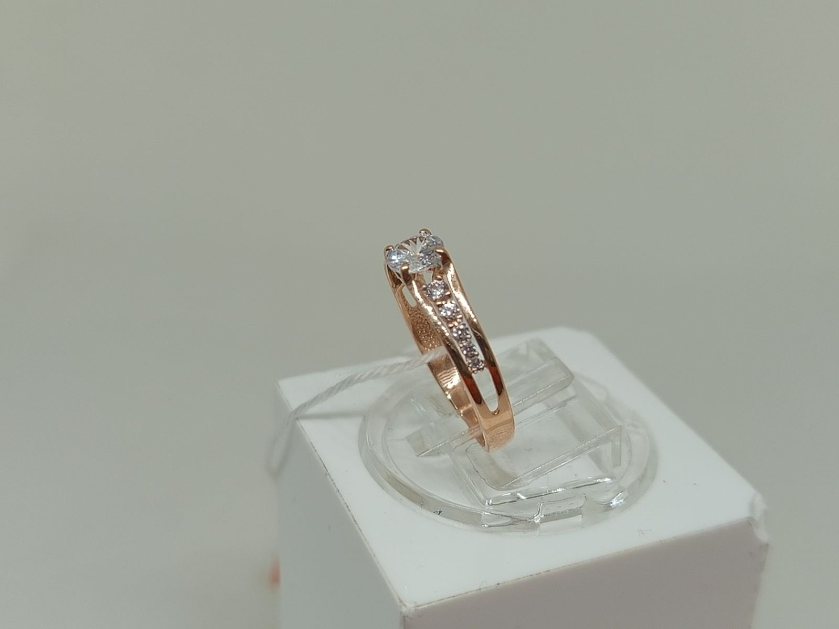 КОЛКМИ585 КОЛЬЦО С КАМНЯМИ (Au 585)