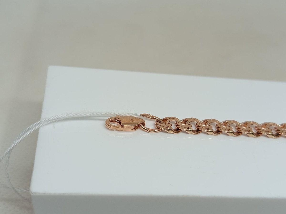 БЛБ585 БРАСЛЕТ ПОЛНОВЕСНЫЙ Бисмарк (Au 585)