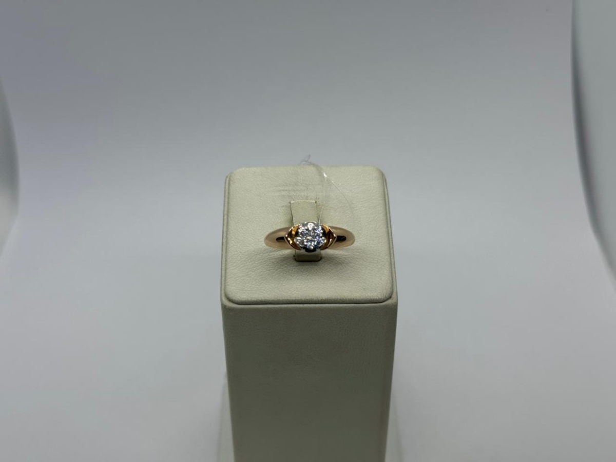 КОЛЬЦО С КАМНЯМИ (Au 585)