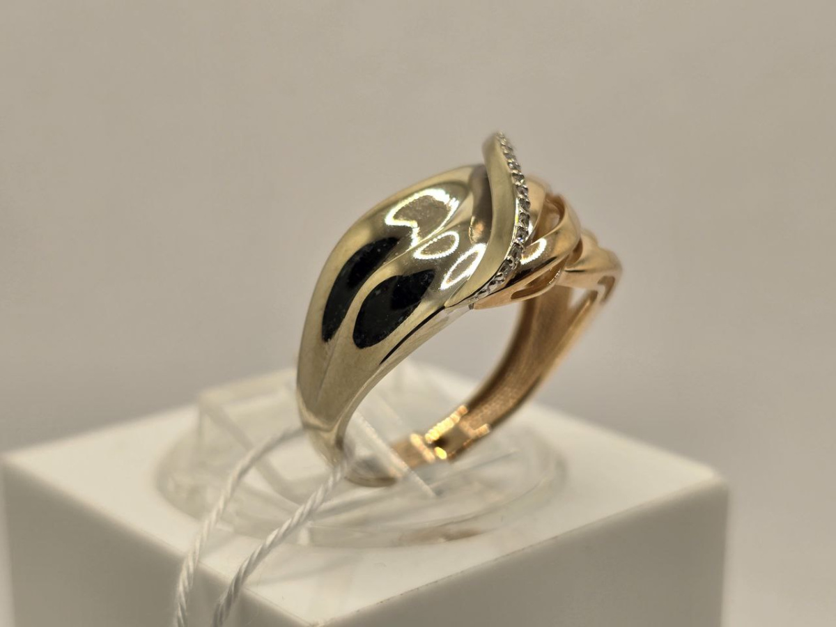 КОЛКМИ585 КОЛЬЦО С КАМНЯМИ (Au 585)