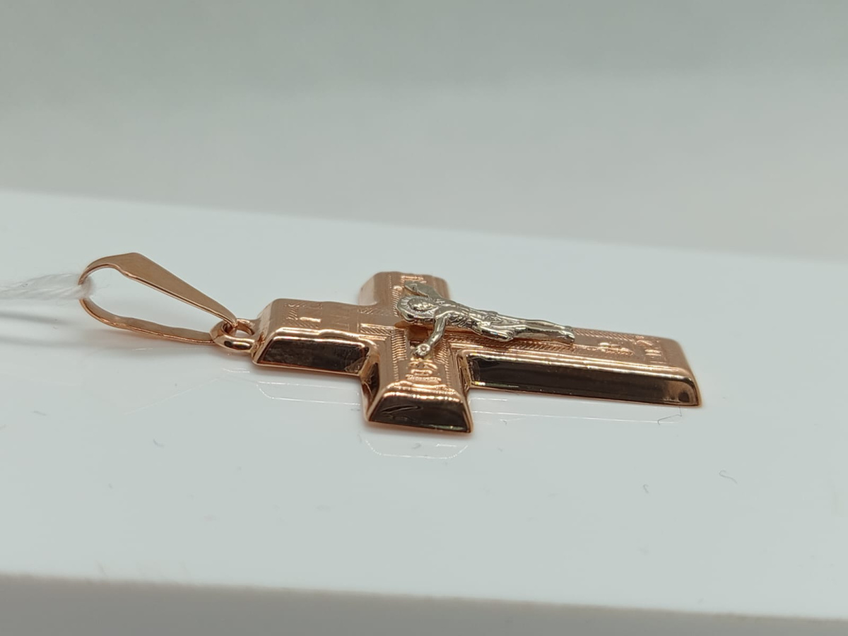 ПОДКБК585 ПОДВЕСКА КРЕСТ БЕЗ КАМНЯ (Au 585) ПОДКБК585 ПОДВЕСКА КРЕСТ БЕЗ КАМНЯ (Au 585)