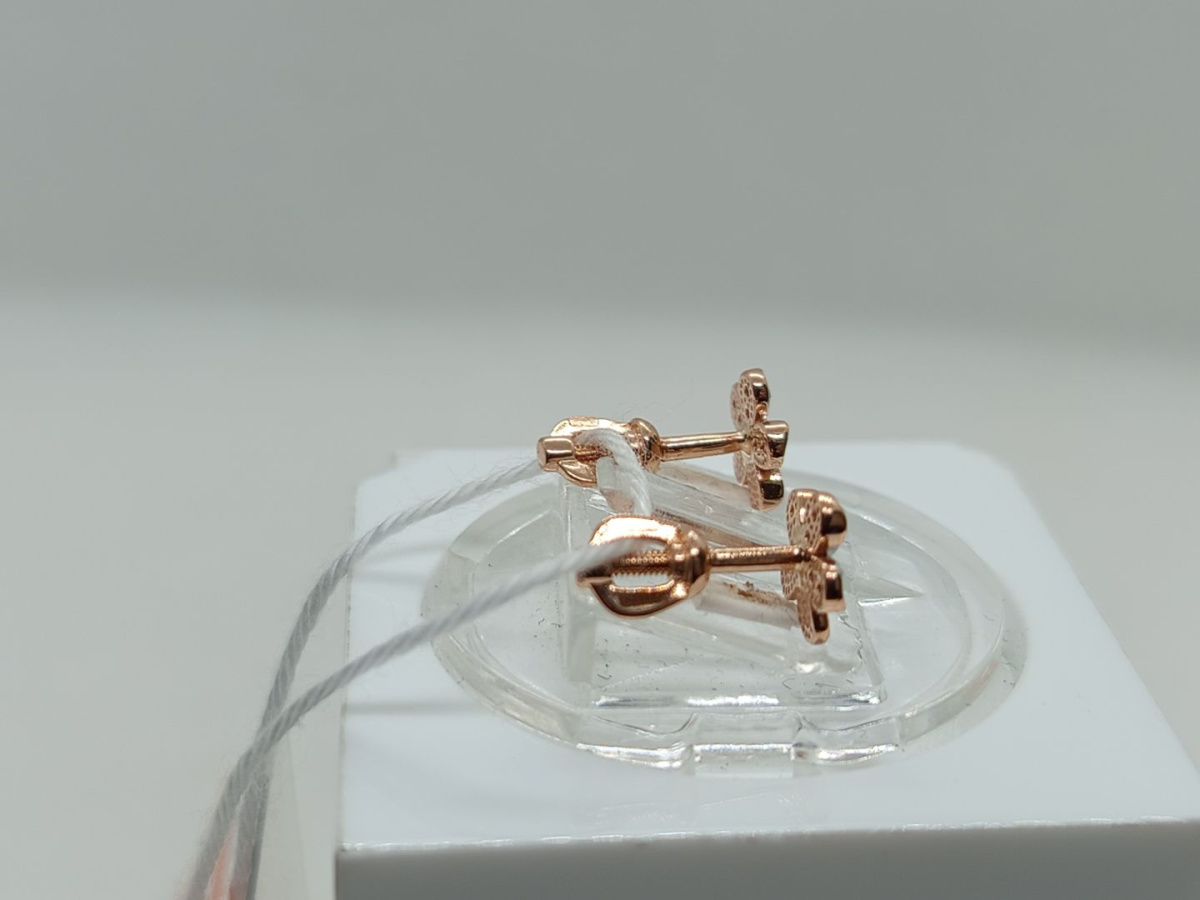 СПУС585 СЕРЬГИ ПУСЕТЫ (Au 585)