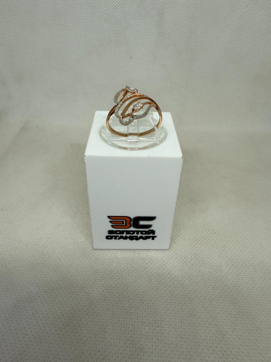 КОЛКМИ585 КОЛЬЦО С КАМНЯМИ (Au 585)