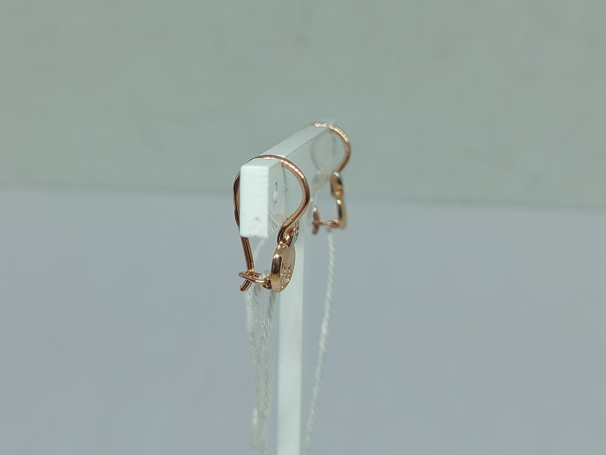 СКМИ585 СЕРЬГИ С КАМНЯМИ (Au 585)