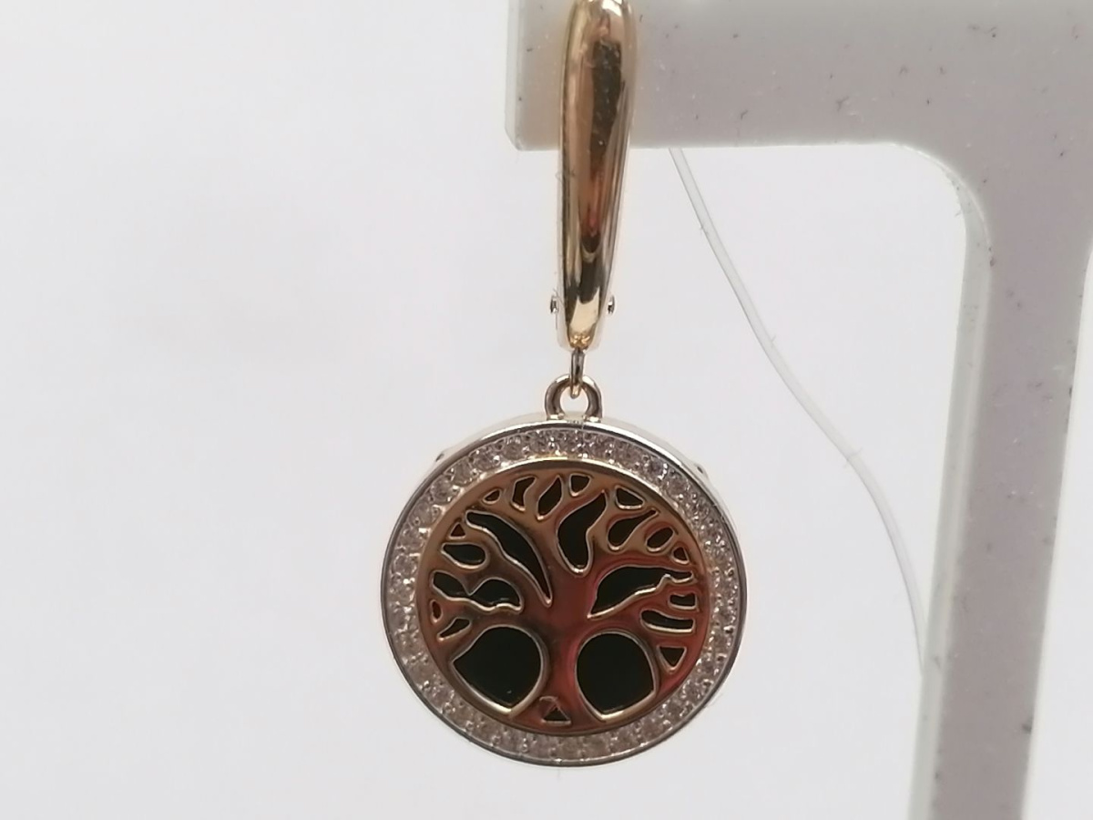 СЕРЬГИ С КАМНЯМИ (Au 585)