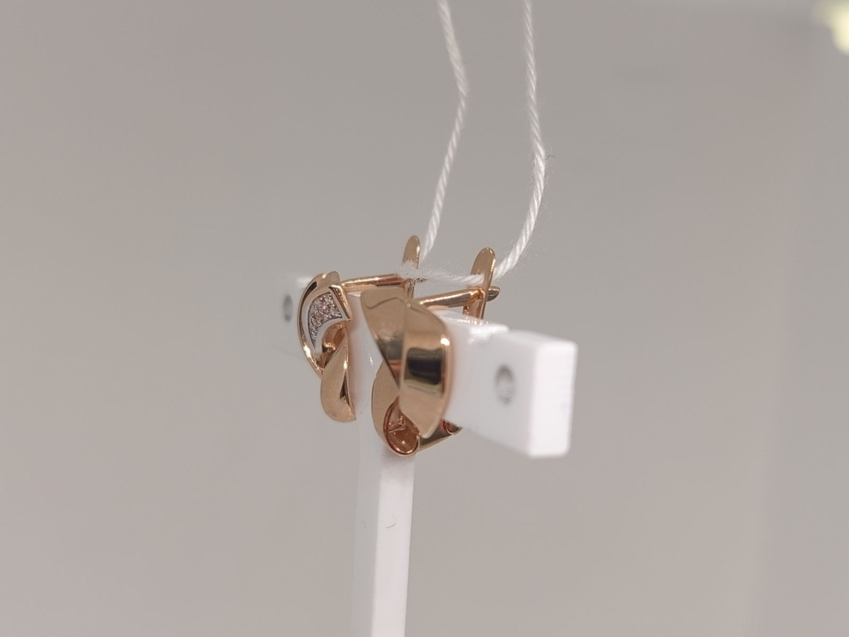 СЕРЬГИ С КАМНЯМИ (Au 585)