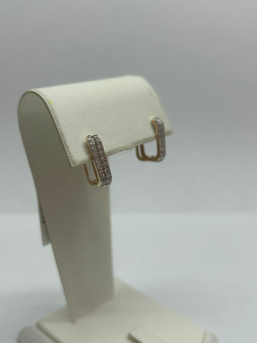 СЕРЬГИ С КАМНЯМИ (Au 585)