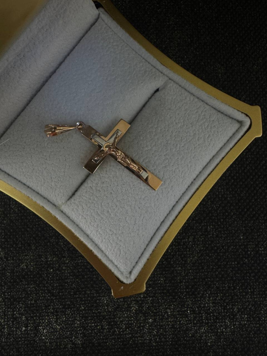 810-00322-10-00-00-00 ПОДВЕСКА КРЕСТ (Au 585)