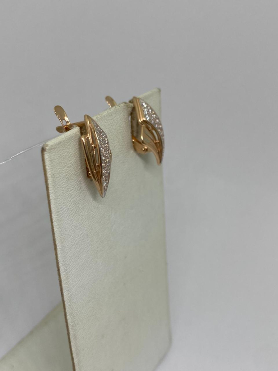 СЕРЬГИ С КАМНЯМИ (Au 585) СЕРЬГИ С КАМНЯМИ (Au 585)