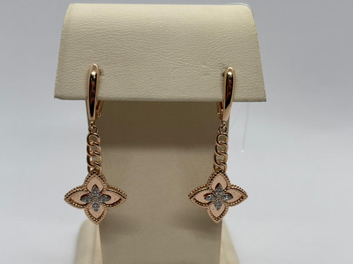 СЕРЬГИ С КАМНЯМИ (Au 585)