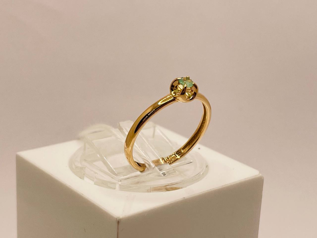 КОЛЬЦО С КАМНЕМ (Au 585)