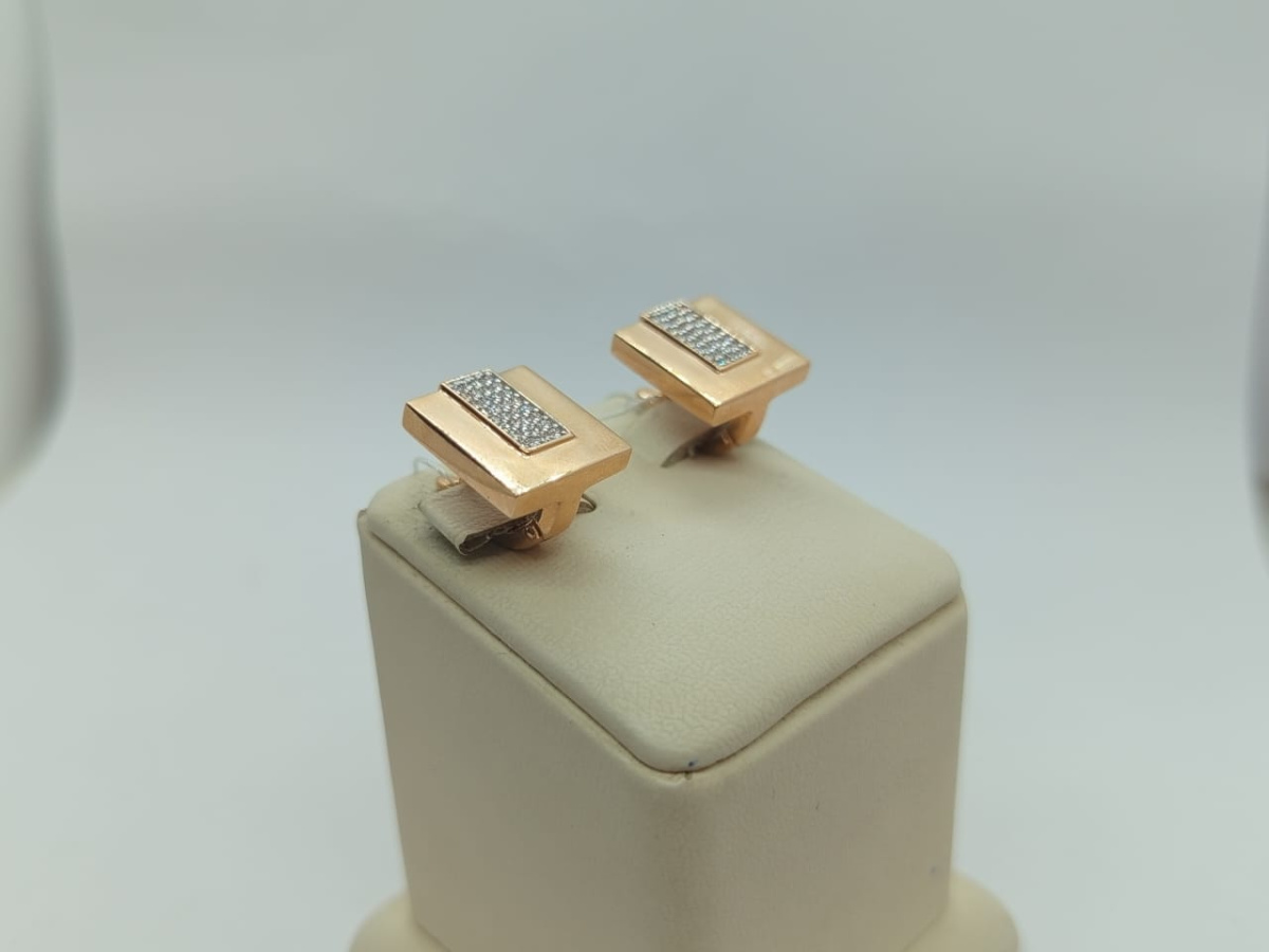 СЕРЬГИ С КАМНЯМИ (Au 585)