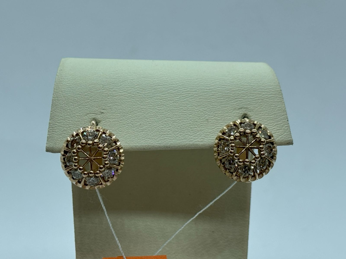 СЕРЬГИ БРИЛЛИАНТ (Au 585)