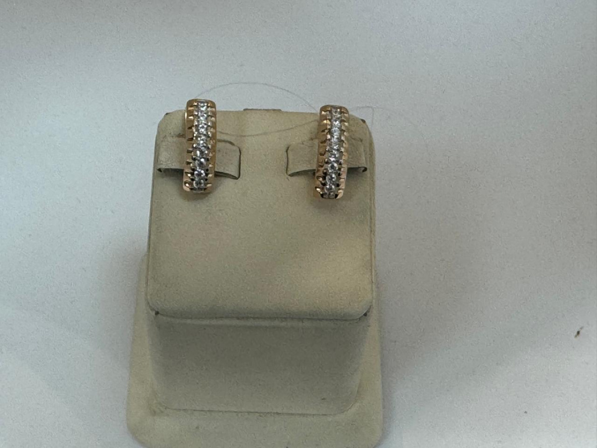 СЕРЬГИ С КАМНЯМИ (Au 585)