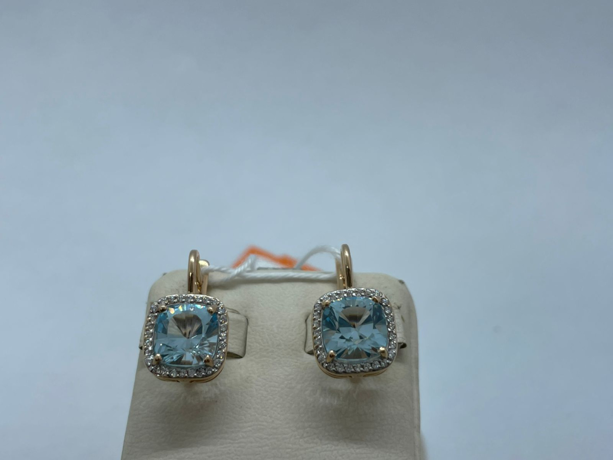 СКМИ585 СЕРЬГИ С КАМНЯМИ (Au 585) СКМИ585 СЕРЬГИ С КАМНЯМИ (Au 585)