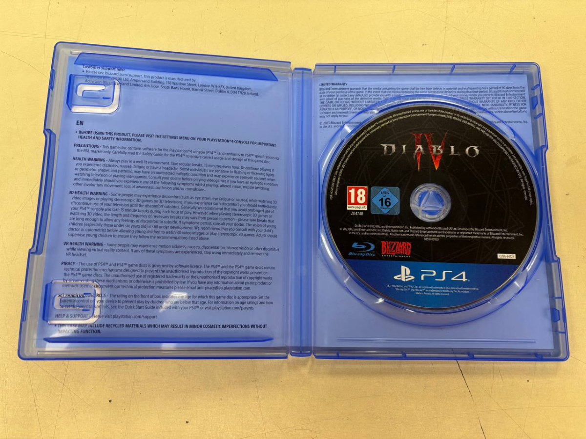 Игра  Playstation 4 Diablo 4