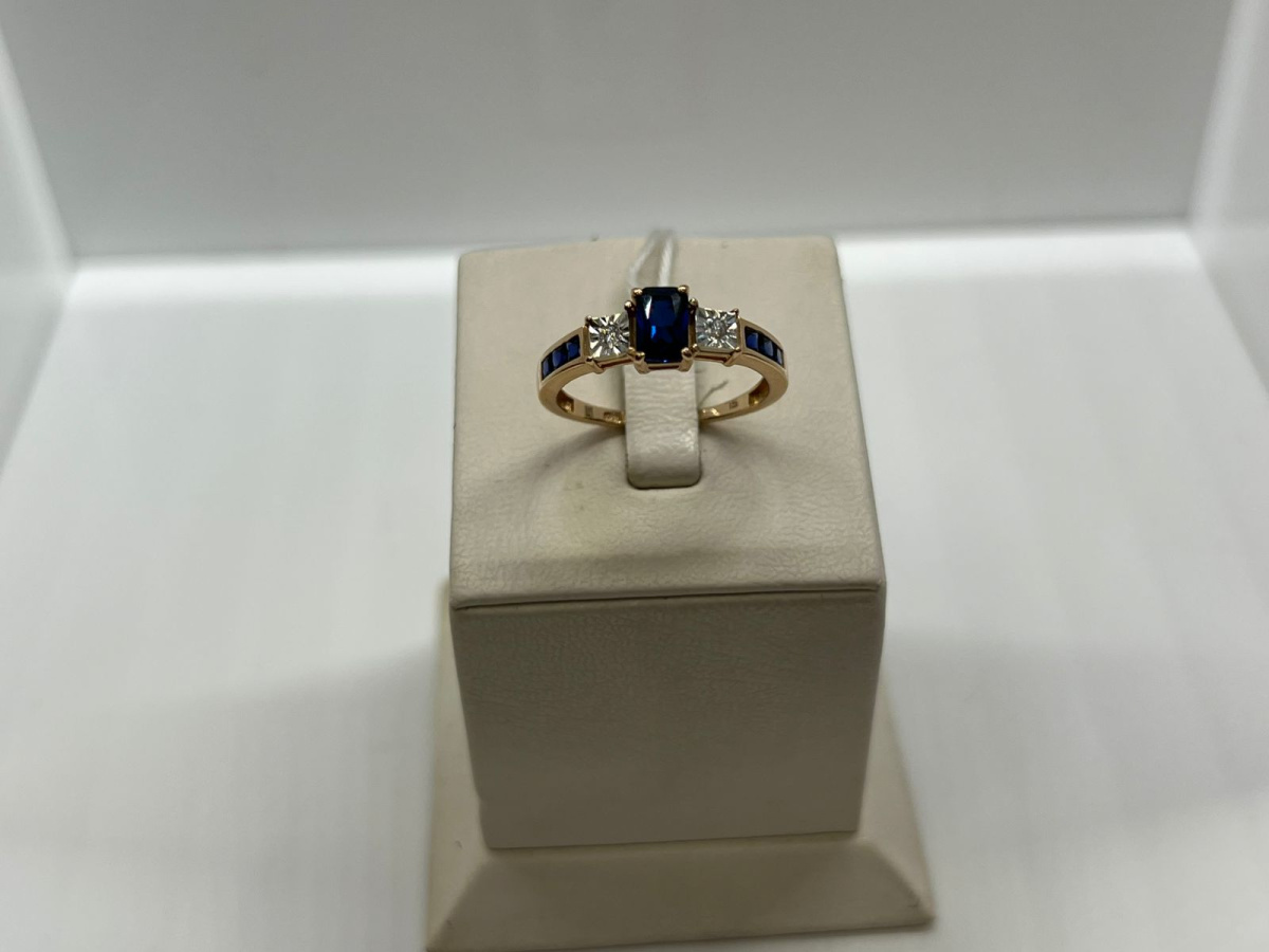 КОЛЬЦО БРИЛЛИАНТ Au 585