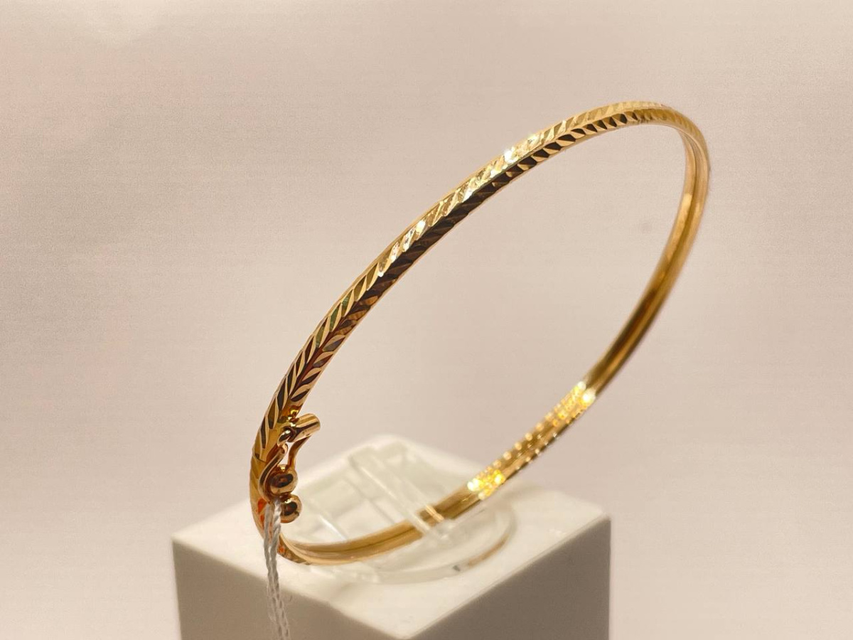 БРАСЛЕТ ЖЕСТКИЙ без камня (Au 585)