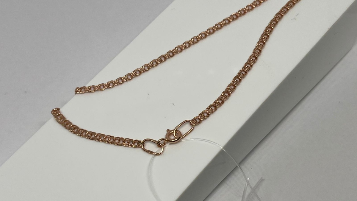 ЦЕПЬ ПУСТОТЕЛАЯ Бисмарк (Au 585)