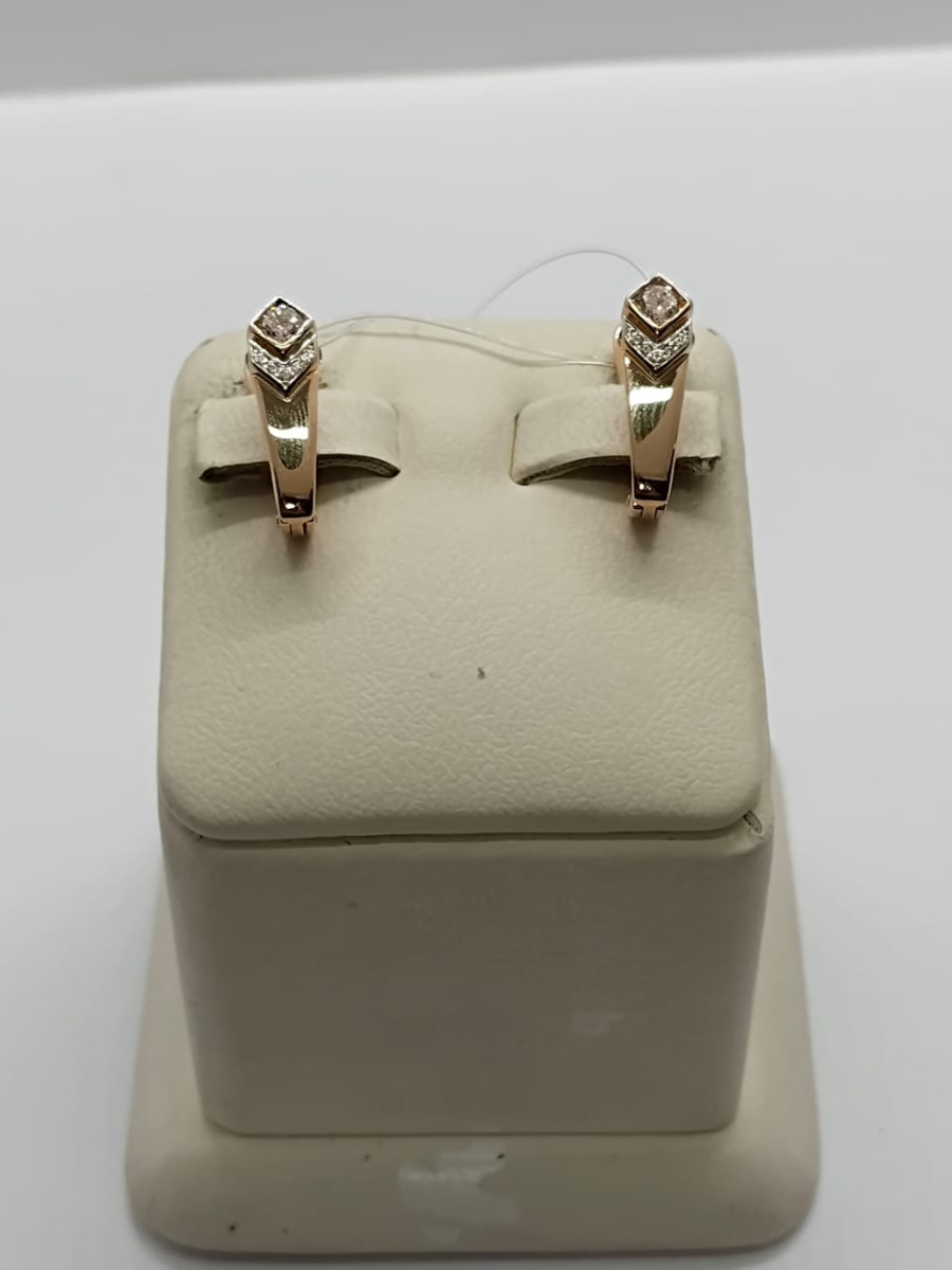 СЕРЬГИ С КАМНЯМИ (Au 585)