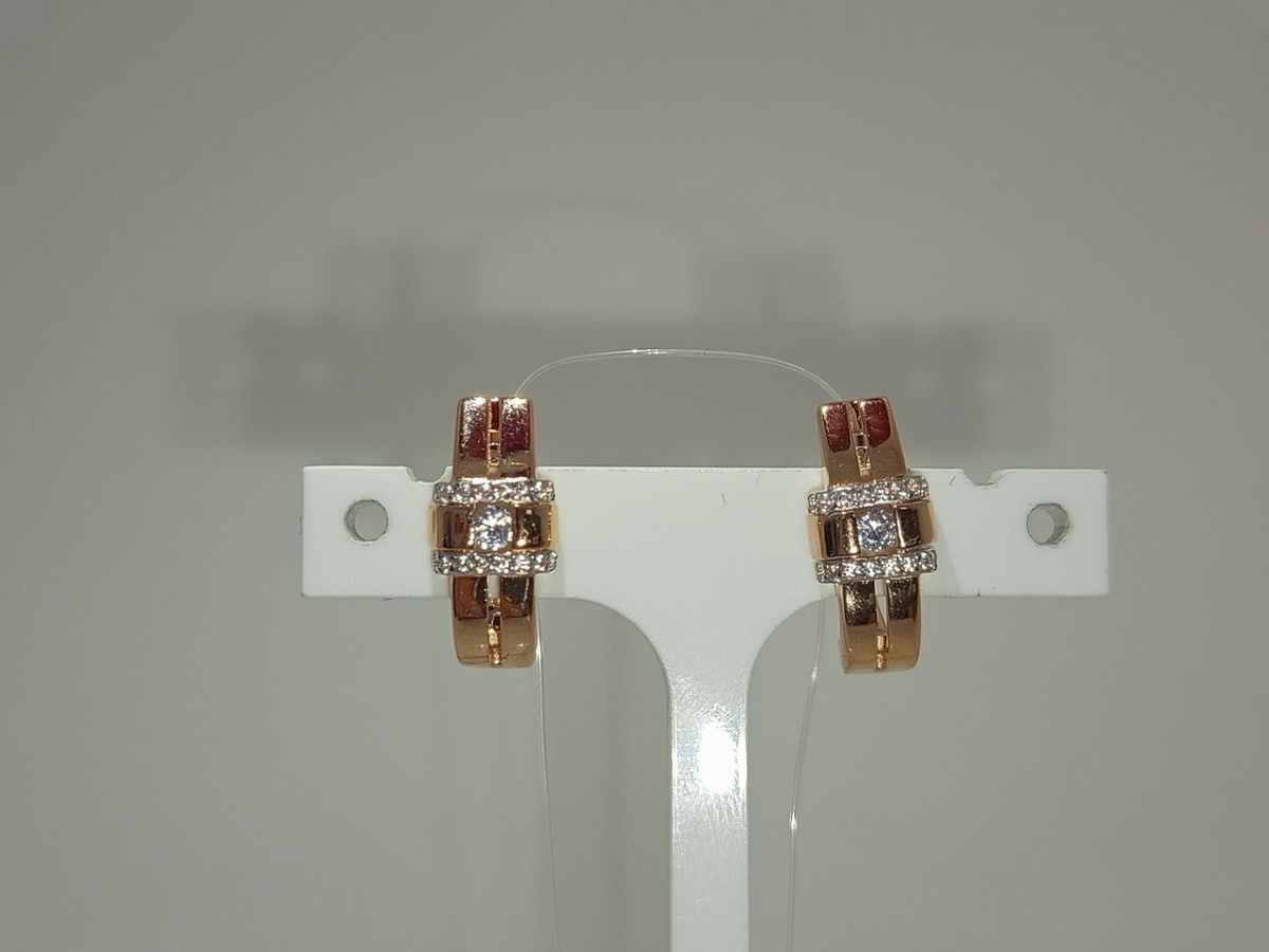 СЕРЬГИ С КАМНЯМИ (Au 585)