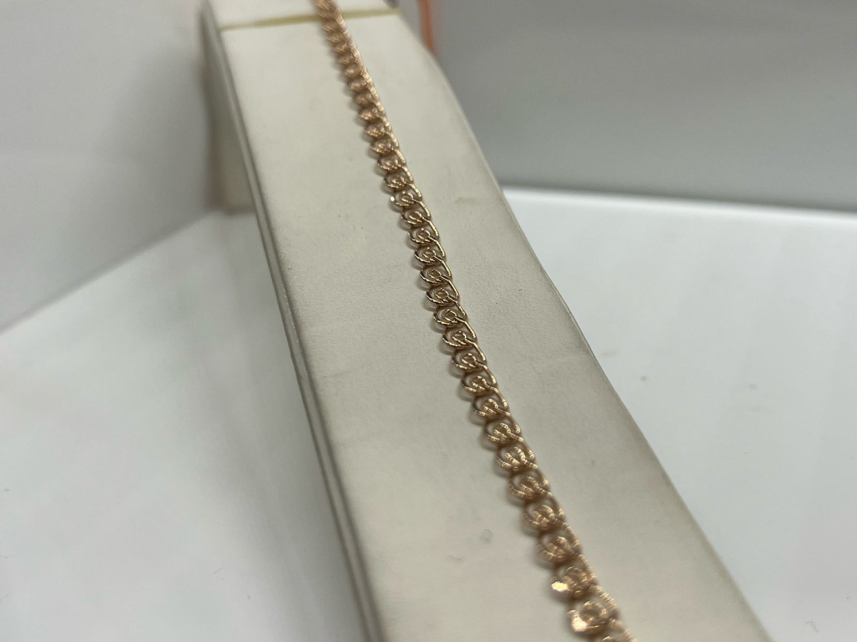 БРАСЛЕТ ПОЛНОВЕСНЫЙ Лав Au 585