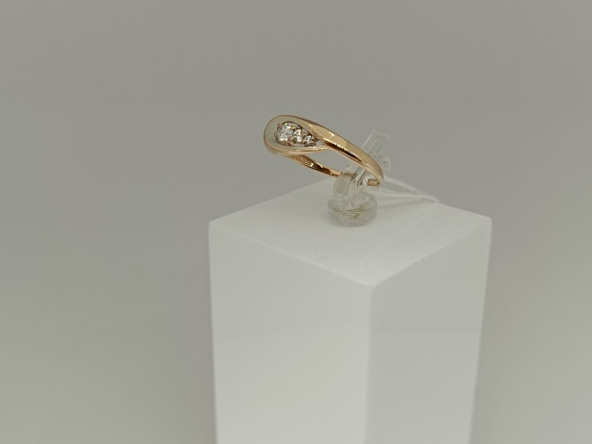 КОЛКМИ585 КОЛЬЦО С КАМНЯМИ (Au 585)