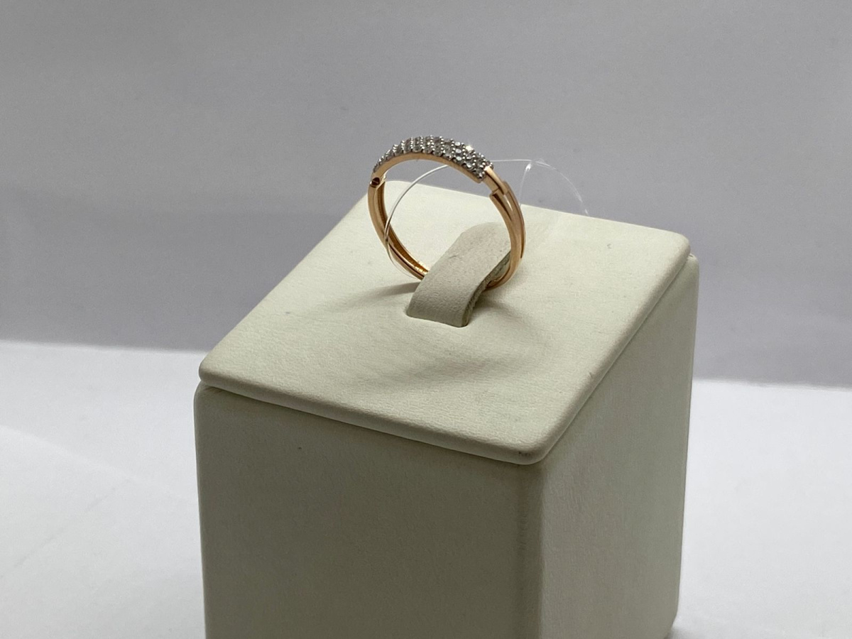 000591-1102 КОЛЬЦО С КАМНЯМИ (Au 585)